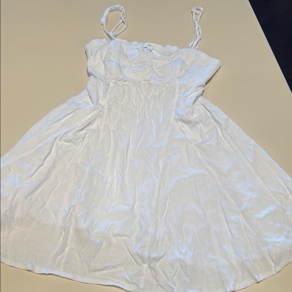 Klesis White Mini Dress Small